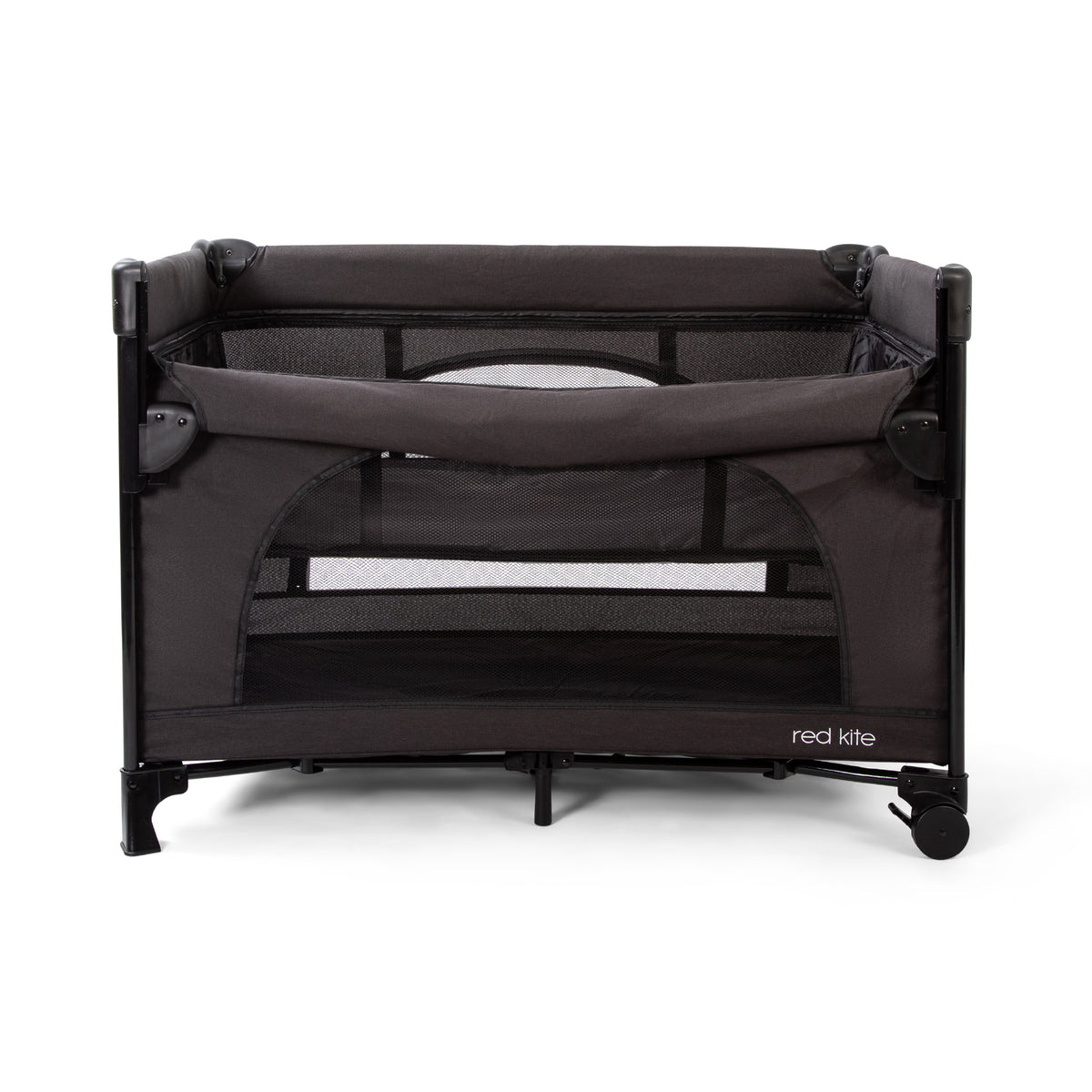 Red Kite Quiet Time Dreamer Bedside Crib Charcoal