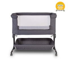 Red Kite Quiet Time Cosysleep Bedside Crib Grey