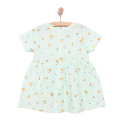 HelloBaby Newborn Girl Woven Dress - Light Blue
