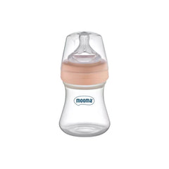 Mooma Kindy Bottle Slow Flow 0-6 months 150ml - Old Rose