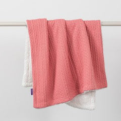 Clevamama Blankets - Luxe Sherpa Baby Blanket Pink