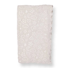 Little Dreams Unisex Plush Blankets - Ecru
