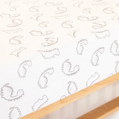 Little Dreams Boy Baby Crib Sheet - Grey