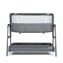 Ickle Bubba Bubba&Me Bedside Crib - Space Grey