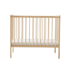 East Coast Space Saver Cot with Mattress Bundle - Natural