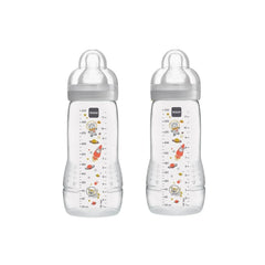 MAM Easy Active Bottle 330ml Unisex Pack of 2 Assorted