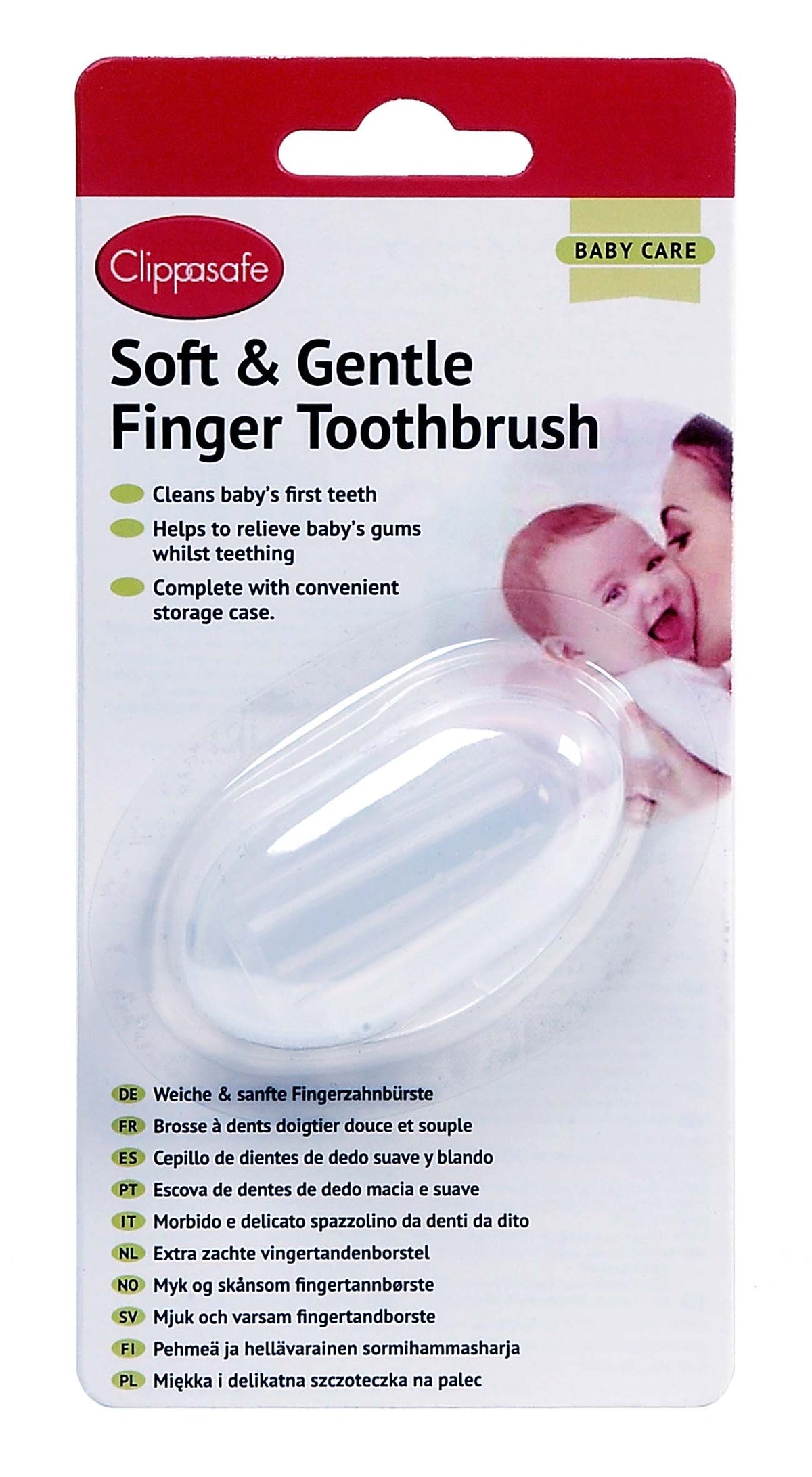 Clippasafe Home Finger Tooth Brush