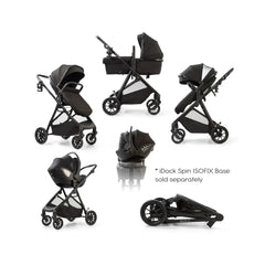 Red Kite Push Me Savanna i Travel System - Black