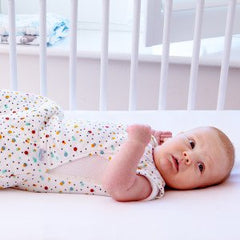 Purflo Swaddle To Sleep Bag 0.5 Tog Scandi Spot 0-4M
