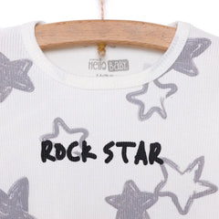 HelloBaby Boy Long Sleeve Pyjamas Set - Ecru