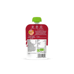 Little Freddie Organic Peaches & Raspberries Baby Food Pouch 6+ months 100g