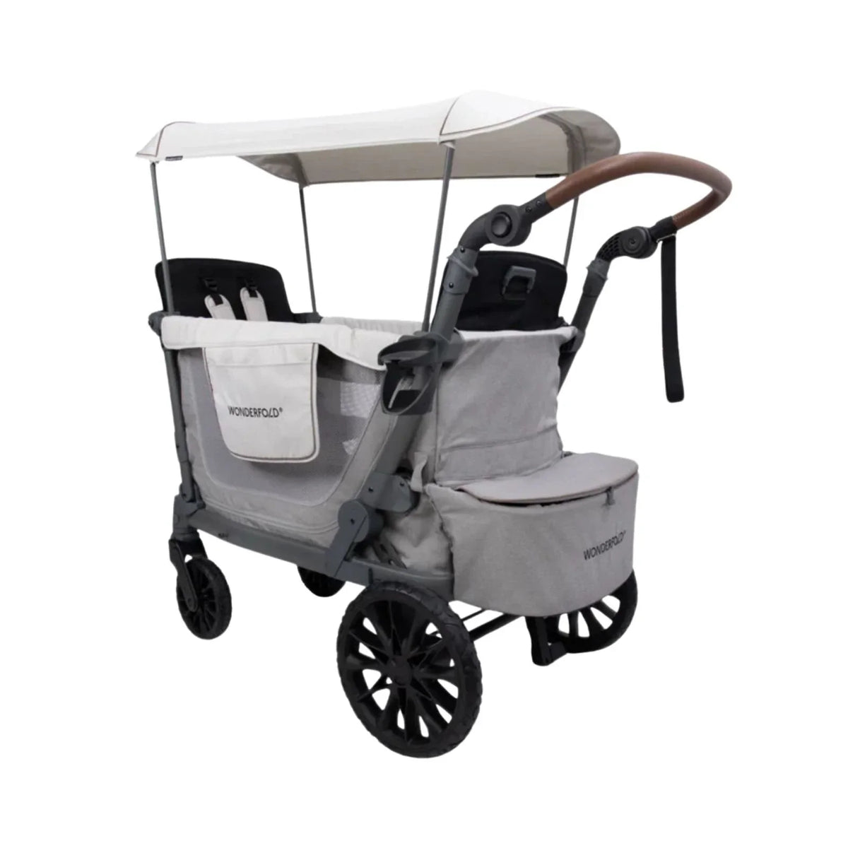 Wonderfold L2 Quad Stroller Wagon - Grey