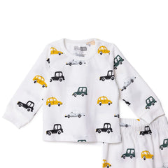 HelloBaby Long Sleeve Pyjamas Set - Ecru