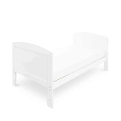 Ickle Bubba Coleby Classic Cot Bed White - Fibre Mattress