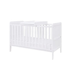 Tutti Bambini Rio Cot Bed with Cot Top Changer & Mattress - White