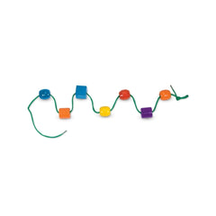Melissa & Doug Wooden Jumbo Lacing Beads