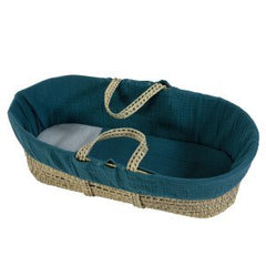 Cuddles Pure Baby 100% Cotton Muslin Basket Bundle Azure*