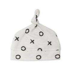 Lulujo Hello World Newborn Hat & Swaddle Set Hugs & Kisses