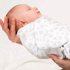 Little Chick London Simply Swaddle Sweetheart Grey 0-3M