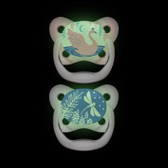 Dr Brown's Prevent Butterfly Soother Stg1 Glow In Dark Girl