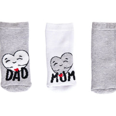 HelloBaby Unisex Chenille Socks 3 Pack - White