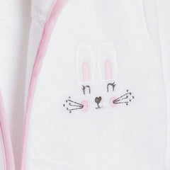 Mollia Girls Baby Bathrobe - White