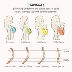 Momcozy Baby Carrier - Gradient Blue