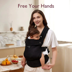 Momcozy Baby Carrier Newborn to Toddler Cotton - Black