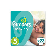 Pampers Baby Dry Size 5 Carry Pack - 23 nappies