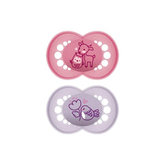 MAM Original Soother 18-36 months Pack of 2 - Pink