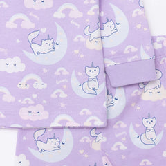 HelloBaby Girl Long Sleeve Pyjamas Set - Purple