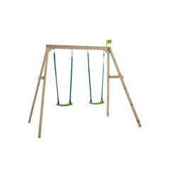 TP Forest Wooden Double Swing Set