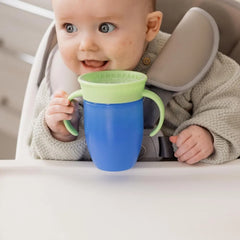 Nuby All Around Short Cup with Handles 210ml Assorted