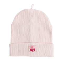 Little Plane Girl Beanie - Light Pink