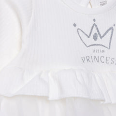 HelloBaby Newborn Dress - Ecru