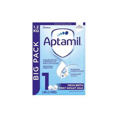 Aptamil 1 First Infant Milk Formula from Birth 1.2kg (2x600g)