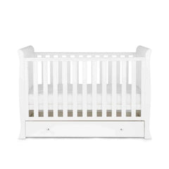 Ickle Bubba Snowdon Mini Cot Bed White - Without Mattress