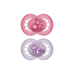 MAM Original Soother 6-18 months Pack of 2 - Pink