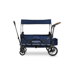 Wonderfold X4R Push and Pull Quad Stroller Wagon - Sapphire Navy