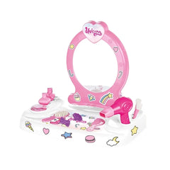 Dolu Table Top Vanity Set with Mirror